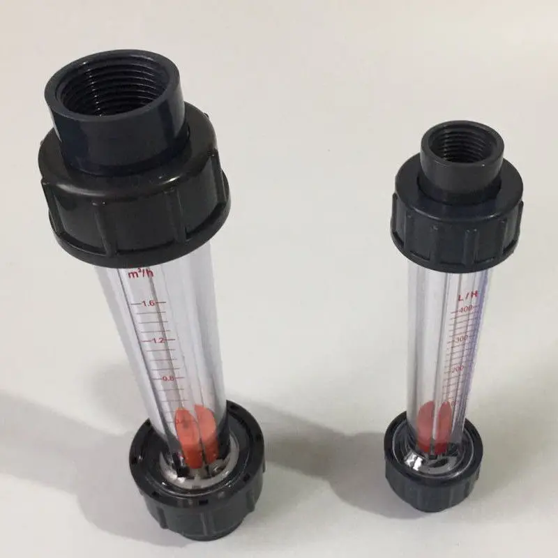 PVC plastic tube rotor flowmeter LZS-15 threaded connection float flowmeter