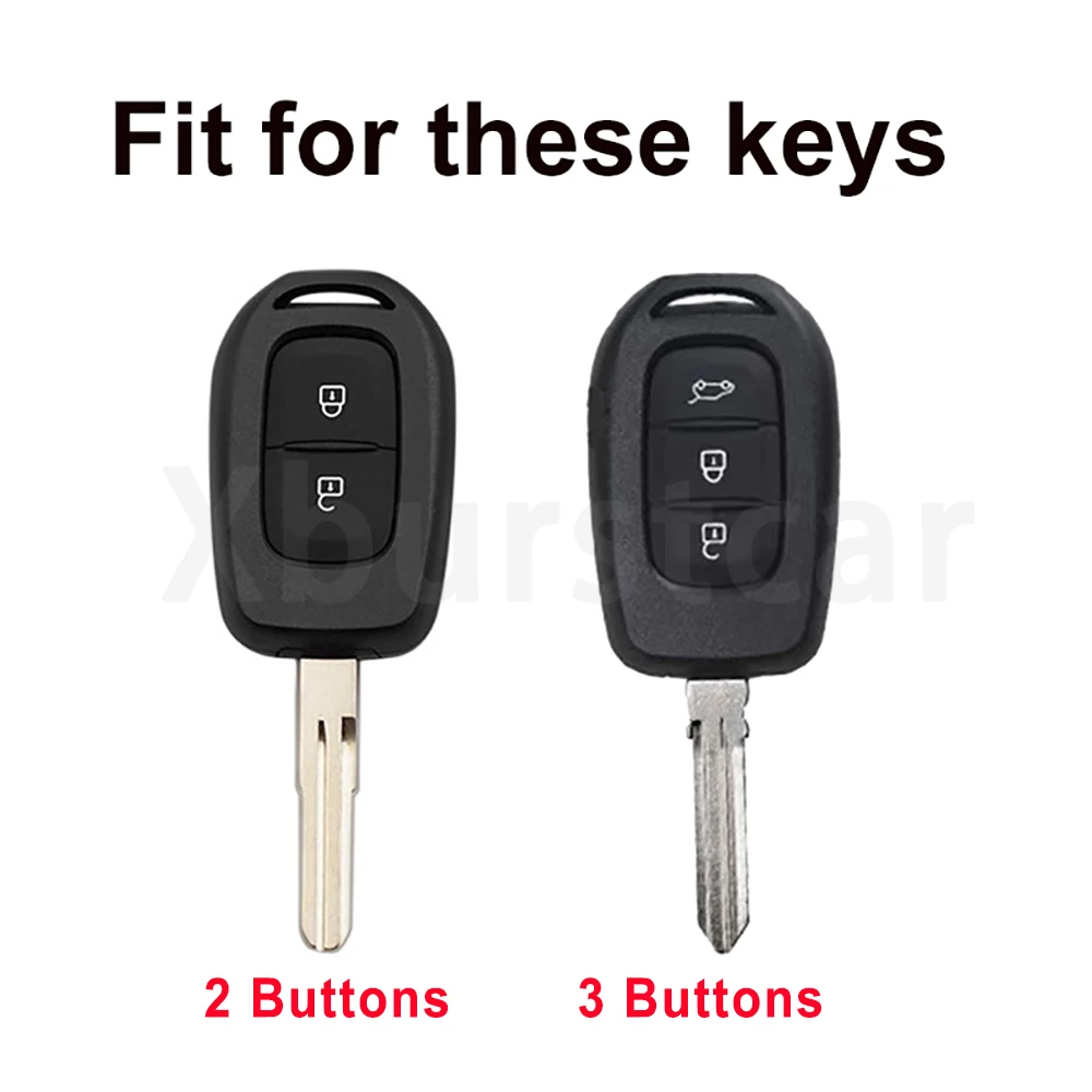 2/3 Buttons Fob Shell TPU Car Key Cover Case for Renault Kwid Trafic Symbol for Dacia Sandero Logan Duster Keyless Accessories key case key case cover car key shell