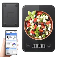 Báscula de Cocina Inteligente Digital 3g/10kg | App Móvil, Nutrición y Calorías | Pantalla LCD
