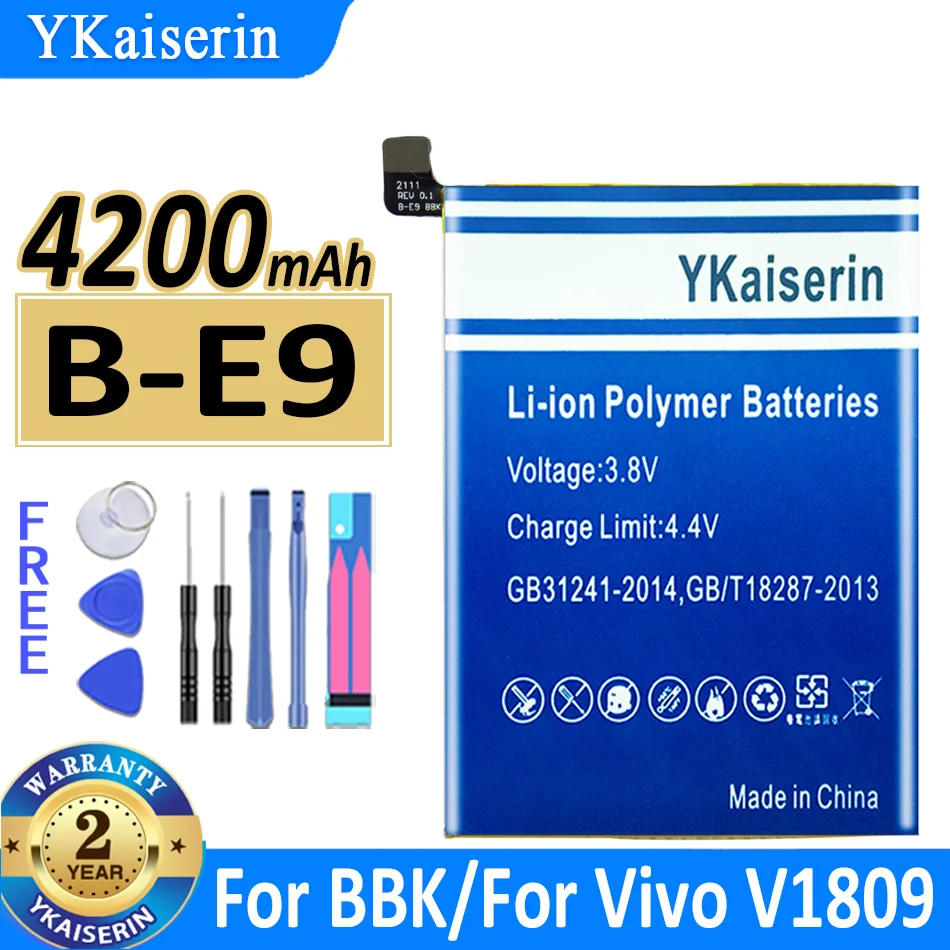 

Аккумулятор ykaisсеребрин, 4200 мАч, для BBK/Vivo V1809 V1809A V1809T