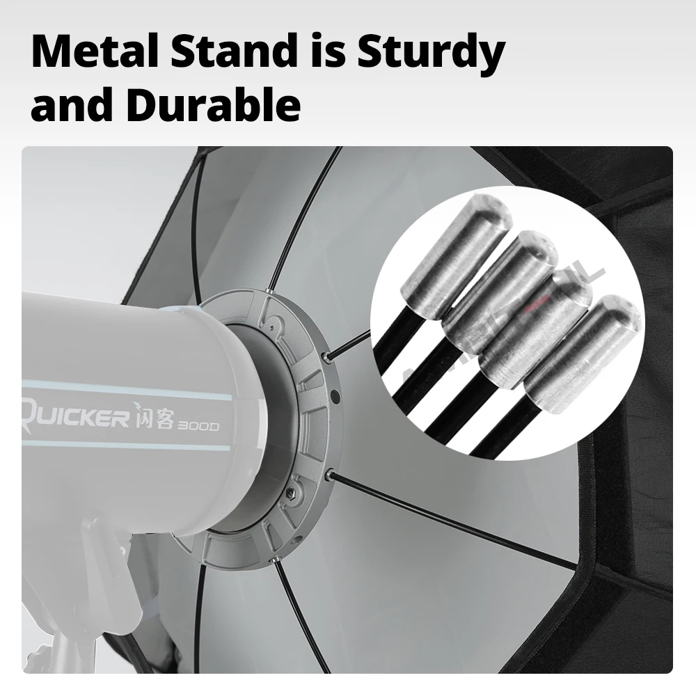 고독스 95cm 120cm 140cm 소프트박스 옥타곤 허니콤 그리드 소프트박스 보웬스 마운트 스튜디오 플래시용