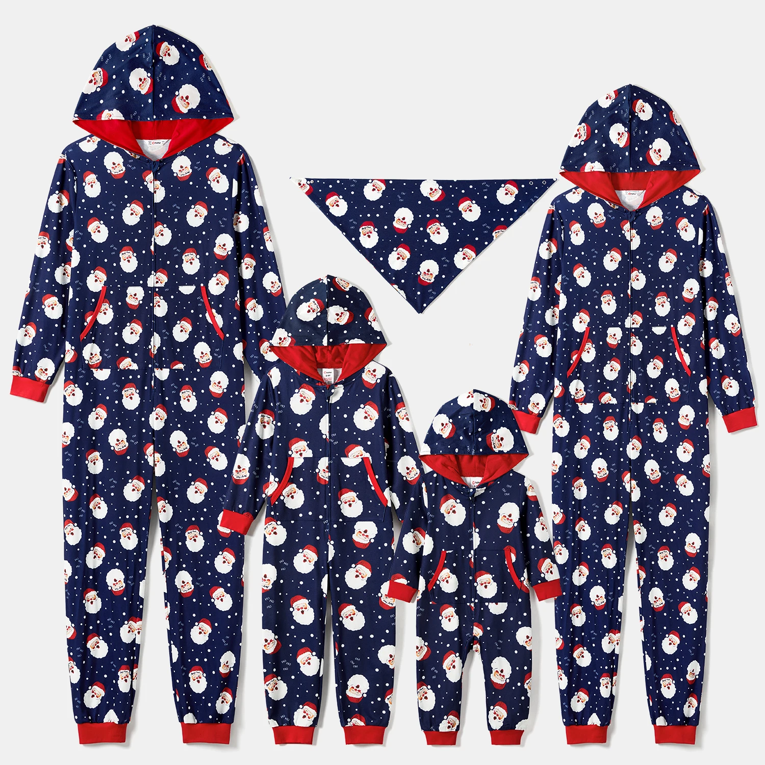 thumbnail image 4 of Conjunto de pijamas navideños familiares a juego PatPat: patrón navideño informal, 4 of 5
