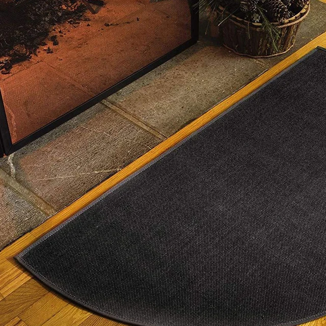 Tűzhely Szőnyeg Tűzálló Takaró Fél Kandalló Terület Poliészter Nem Csúszási Védi A Padlót Szikráktól - Image 5