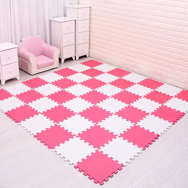 Pattern Foam Kids Rug Carpet Split Joint EVA baby Play Mat Indoor Soft activity Puzzle Mats 29X29cm0.8cmThick 2