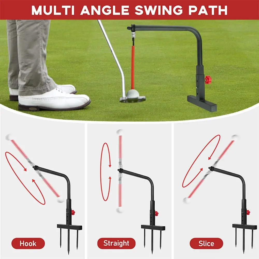 Description Picture 5 of itemGesture Correction Golf Swing Trainer Skills Improvement Practice Equipment Golf Training Aids Metal Hybrids and Irons