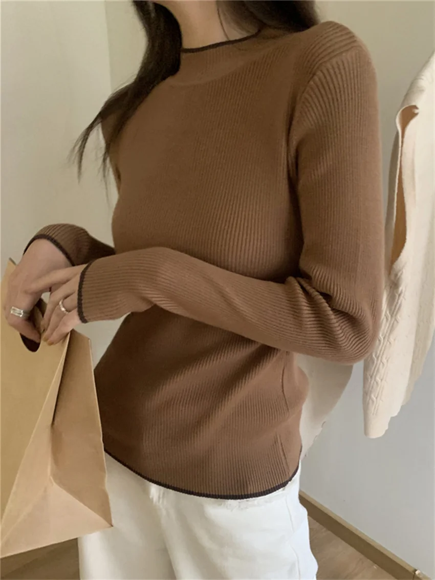 

Alien Kitty Pink Sweaters Women Gentle Slim Soft V-Neck Knitted Pullovers Winter Warm Mujer Chic Loose New Normcore Office Lady