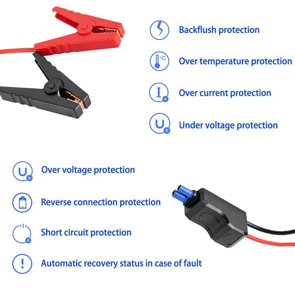 12V 500A Car Intelligent Booster Cable with EC5 Connector