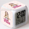 Kids Diana And Roma Show Alarm Clock Watch Table Kids Bell Home Desk Cute Decoration Square Electronic Clock For Student Gifts 4