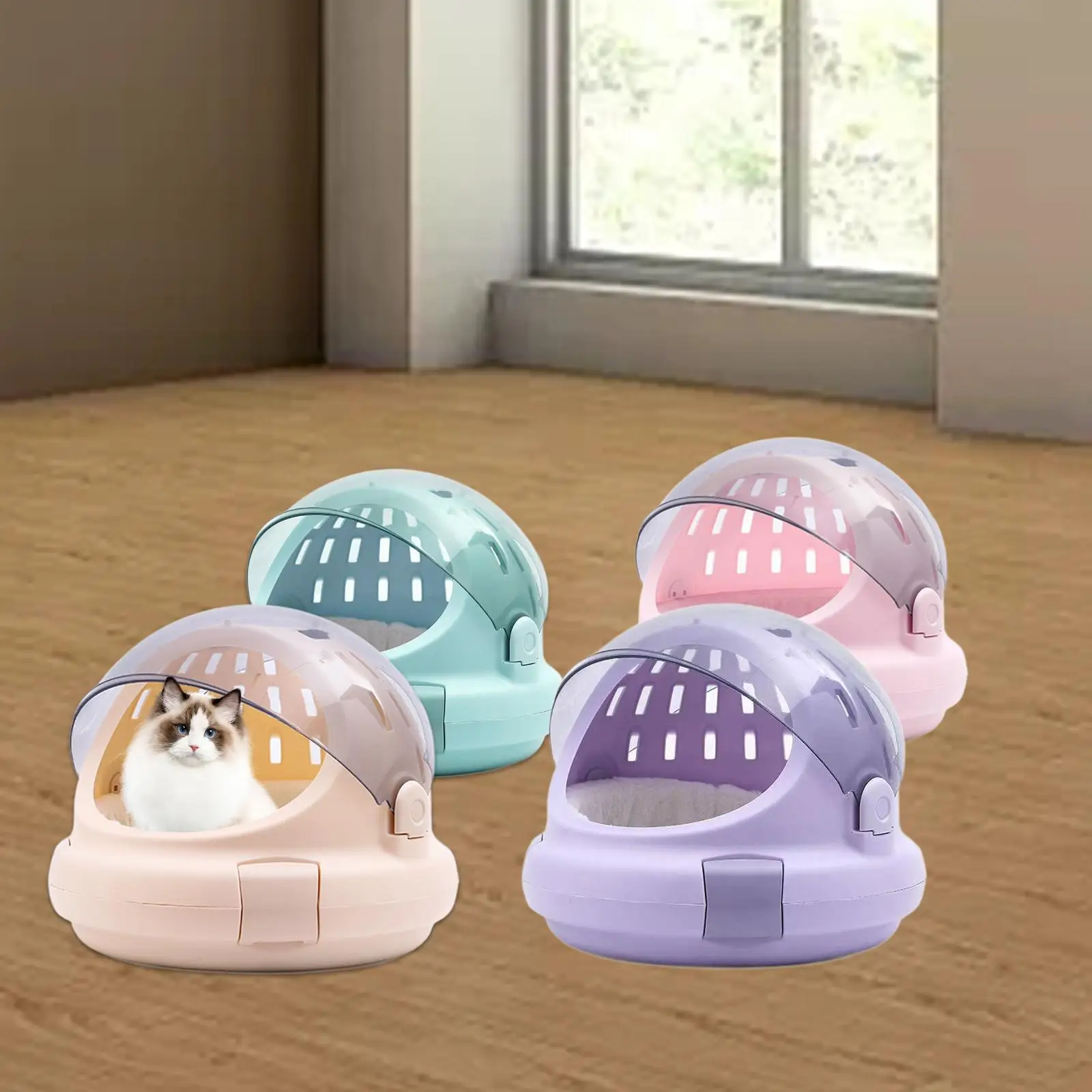 Cat Carrier Space Capsule Small Dog Carrier for Small Dogs Kitten Traveling