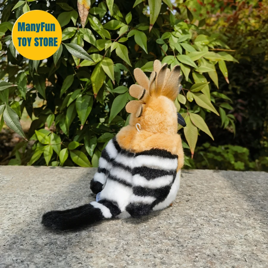 Hoopoe Plush Toy Woodpecker Plushie Titmouse Peluche Lifelike Birds Stuffed Animals Simulation Doll Toy For Kids 4