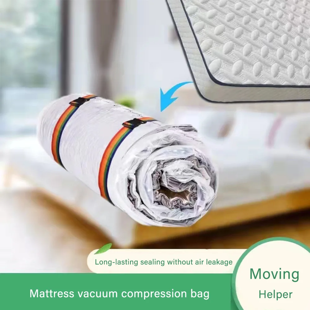 Space saver bag vacuum storage bags latex mattress vacuum bag for moving  and storage