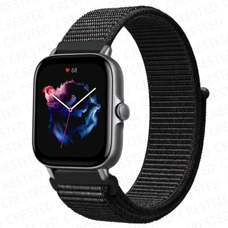 Nylon Sport Watch Band Bracelet - 20mm/22mm Adjustable Strap