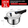 Kitchen Gas Pressure Cooking Pot Stainless Steel Universal Explosion Proof Cooker Household Gas Induction Cooker 6