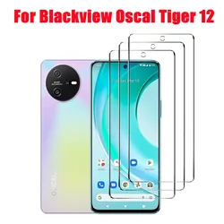 Premium 9H Tempered Glass Screen Protector Film (2/4 Pack) for 2 pieces (For Oscal Tiger 12)