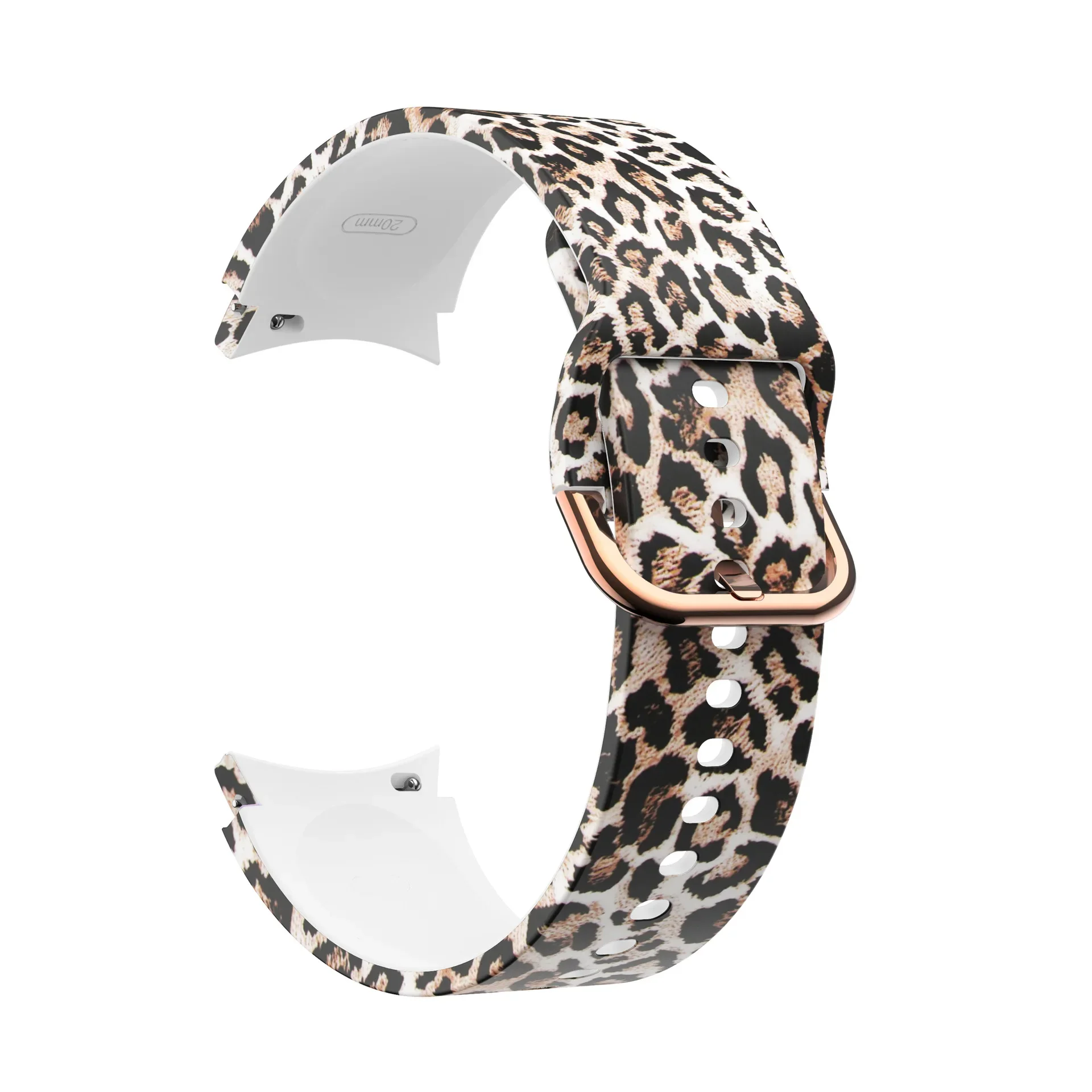 Vibrant Printed Silicone Watch Strap Bracelet
