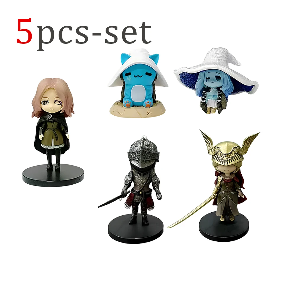 Neue Bandai Gaming Q Version Elden Ring Mini Ranni Cat Melina Malenia The Half-Wolf Actionfigur Lani Magic Ornaments PVC-Puppen – Detail 16