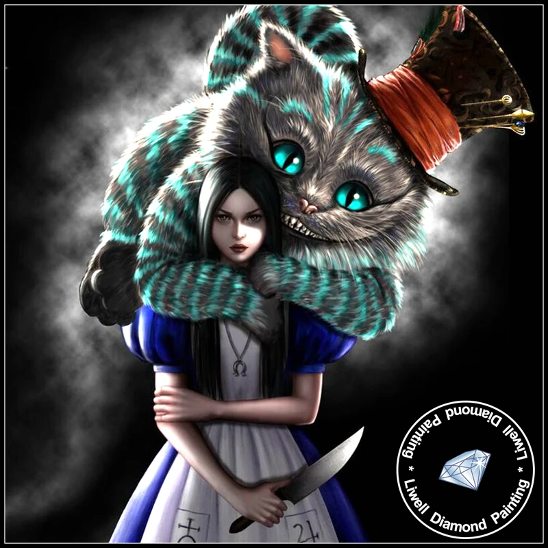 Alice Wonderland Drawing Stock-Vektorgrafiken Kaufen