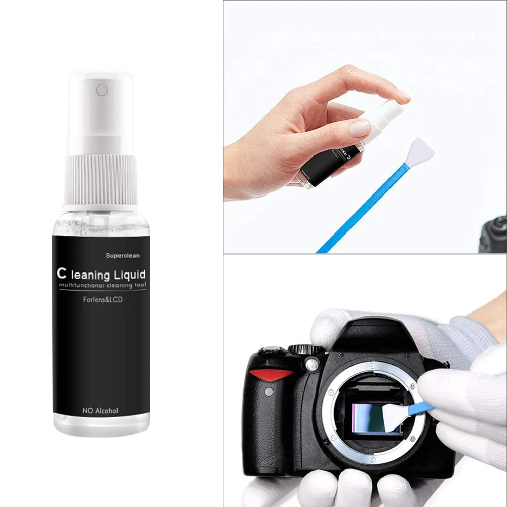 DSLR Camera Cleaning Kit Sensor Cleaner For Sony Fujifilm Nikon Canon SLR DV Mobile PC