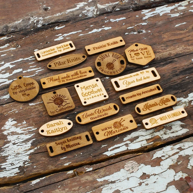Wooden labels - Handmade, Accessories