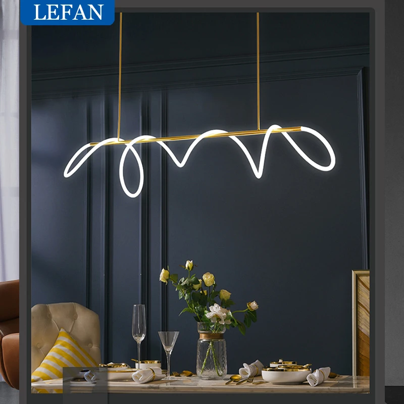 Morden LED Chandelier For Living Room Hanging Lamps Dimmable Pendant Light Suspension Luminaire Lampen For Dinning Room