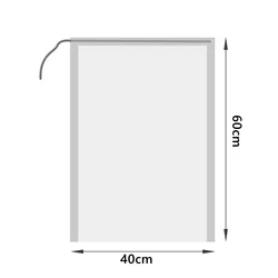 Reusable Mesh Nut Milk Bag - Fine Filter for Straining and Cold Brew (40x60cm)