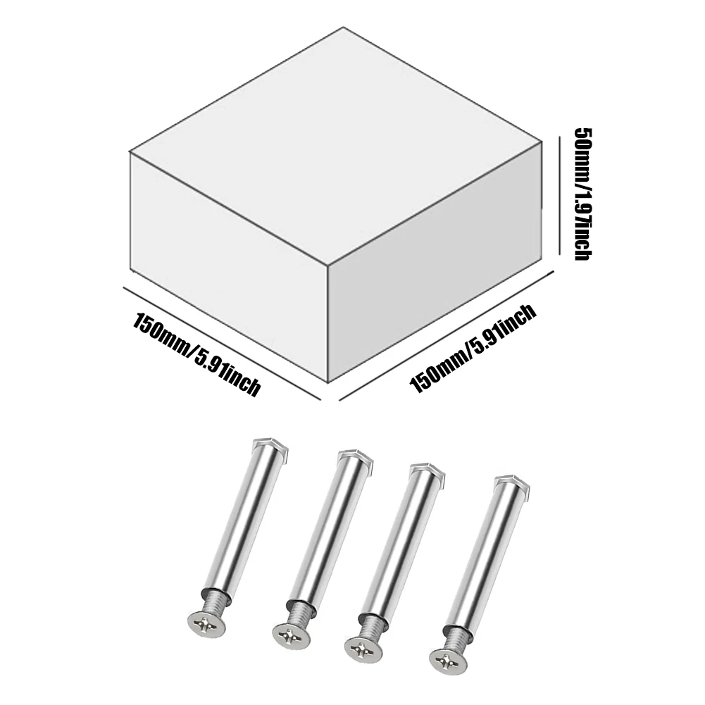 4pcs Chassis Fan Screws Enhanced Stability Fixing Quieter Operation Not Hurt for DIY Modified Cooling chassis fan screws