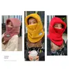 Winter Beanies Keep Warm Headwear Hat Female Skiing Face Ear Protection Cycle Windproof Cold Proof Skullcap With Neck Collar 2