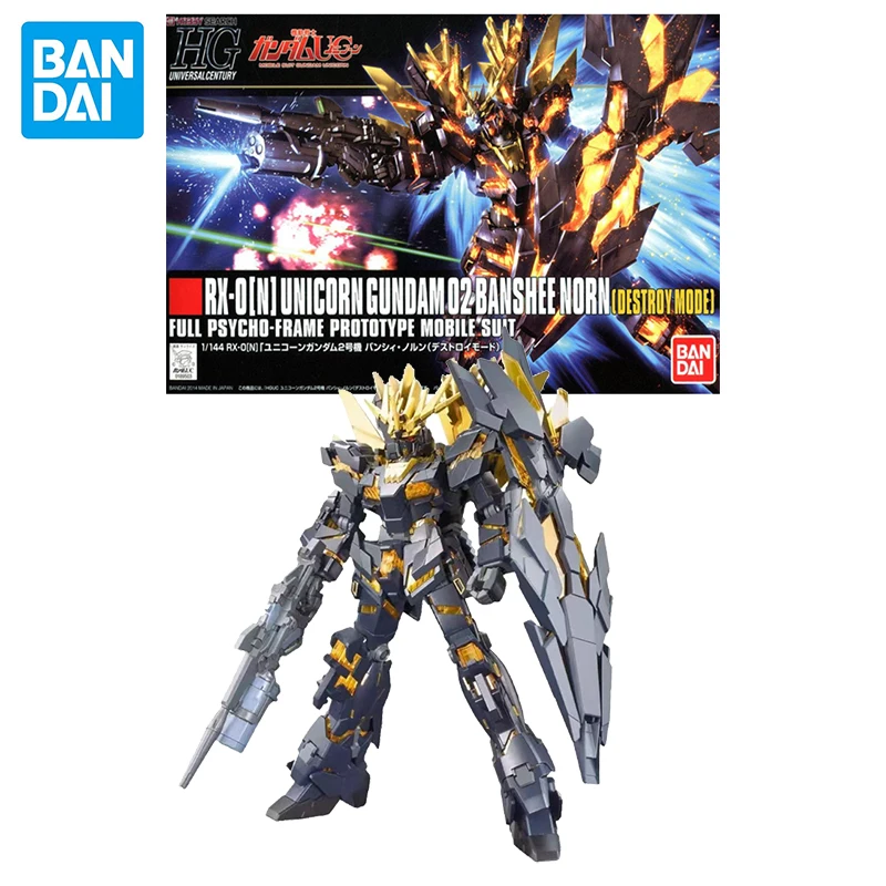 

Оригинальная игрушка Bandai серии HGUC 1/144 фотосессия [N] единорог GUNDAM 02 BANSHEE NORN аниме Сборная модель Коллекция Рождественский подарок