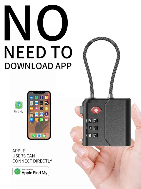 Security SmartTrack Link Works With Apple Find My Key Finder Bluetooth Tracker Tag For Earbuds & Luggage Phone Finder IOS 1