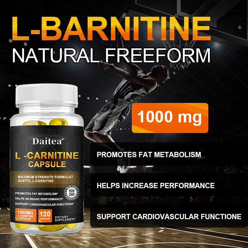 L Carnitine Capsules Supports Weight Loss, Fat Burning, Heart Health