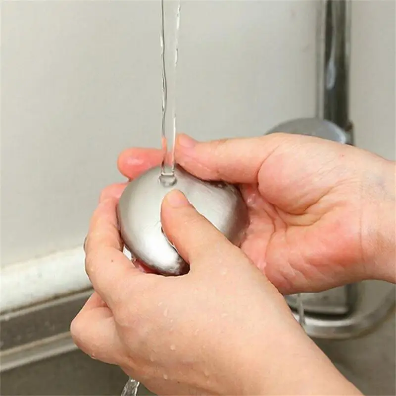 Soap Odor Remover Stainless Steel Soap Kitchen Bar Eliminating Garlic/onion Etc Smells Chef Hand Wash Gadget Kitchen Accessories