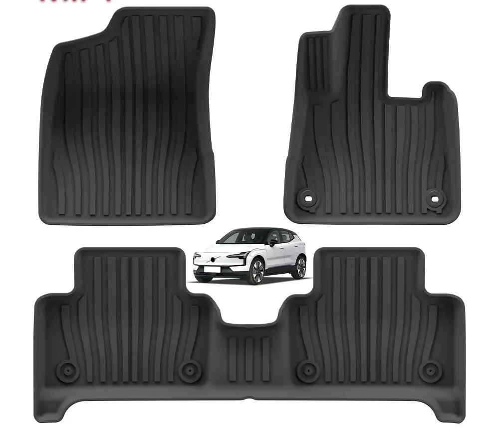 SMABEE Backrest Liner For 2024 2025 Volvo EX30,TPE All Weather Backrest Mat Accessories Interior Black, Floor Mats & Cargo Liners - Canada