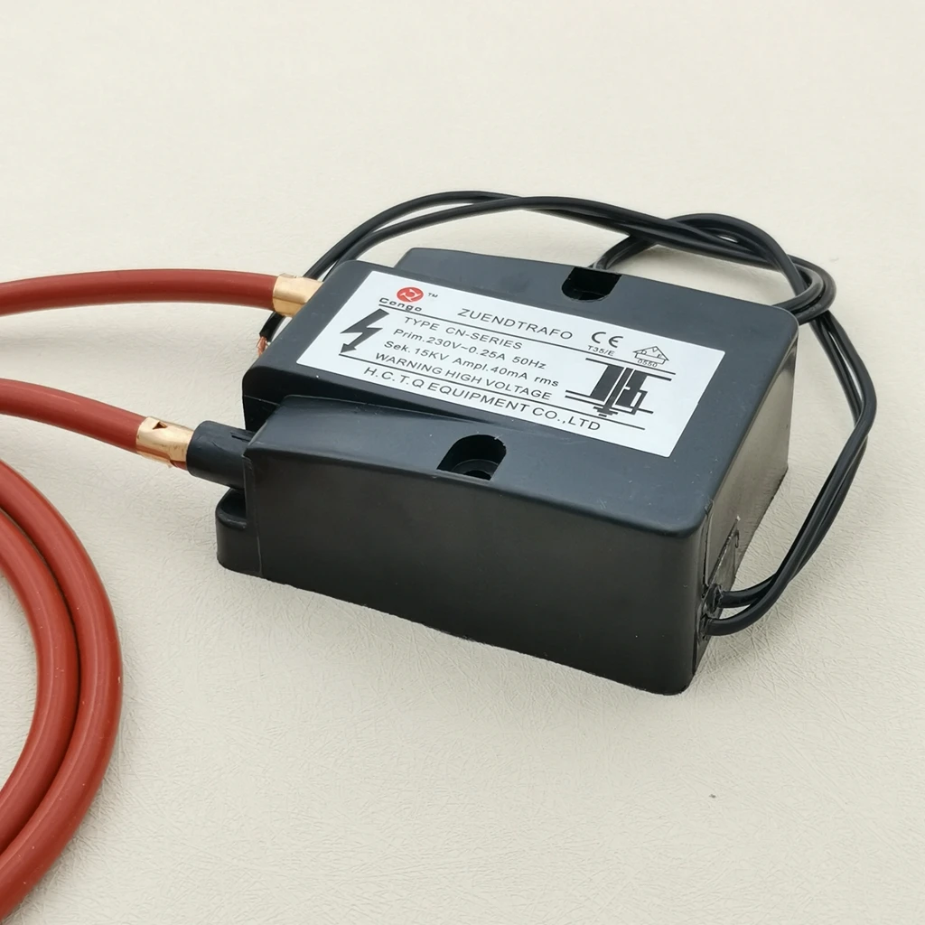 Siphon Air Atomizing Oil Burner for Diesel Methanol Waste Oil burning with Brass Nozzle Air Swirler Ignition Transformer set