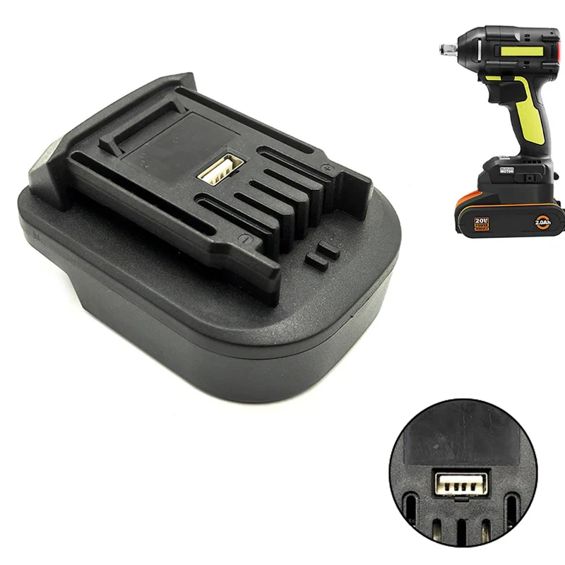 Conversor Adaptador de Bateria para Worx 4pin Laranja para Worx Pin Verde 20v Li-ion Bateria Adaptador Substituição Ferramenta Elétrica Uso
