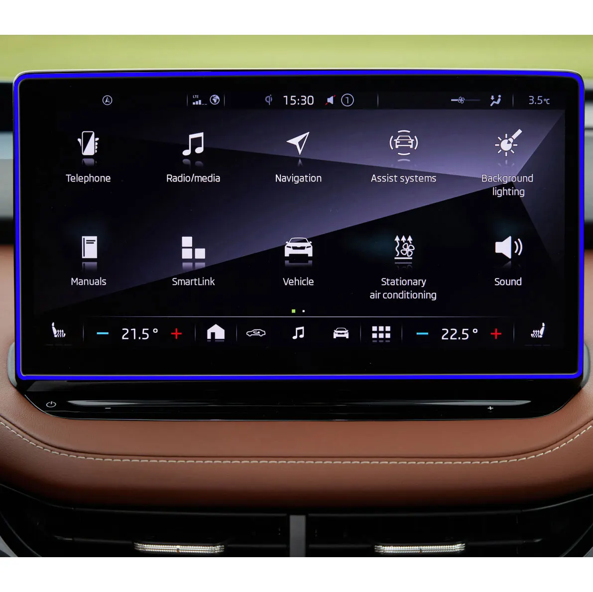 

2 шт. для Enyaq iV 2021 13-дюймовый Автомобильный GPS навигатор сенсорный центр защита экрана Авто аксессуары для интерьера ПЭТ пленка аксессуары