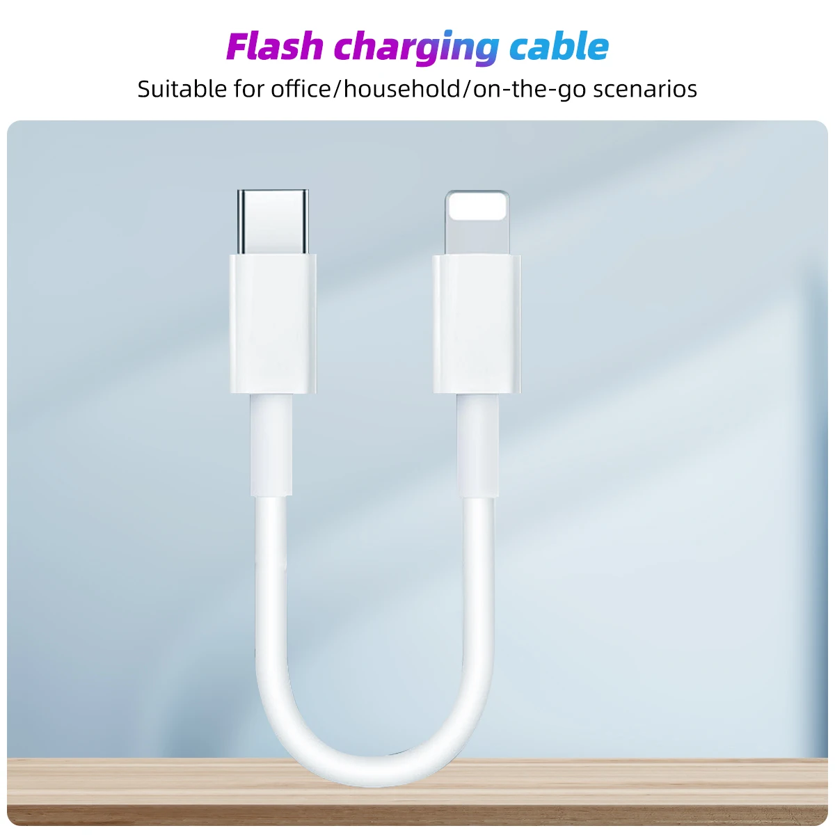 0,25 m Typ C zu Typ C Kabel 20W Schnell ladekabel USB C zu USB C Kabel für Samsung Huawei MacBook Pro Xiaomi Ladegerät USB-Kabel – Detail 2