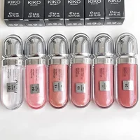 Nouveau Kiko 3D Hydra LipGloss, rouge à lèvres hydratant et scintillant, waterproof et longue tenue, couleur Brun Pearly Mauve Liner 5