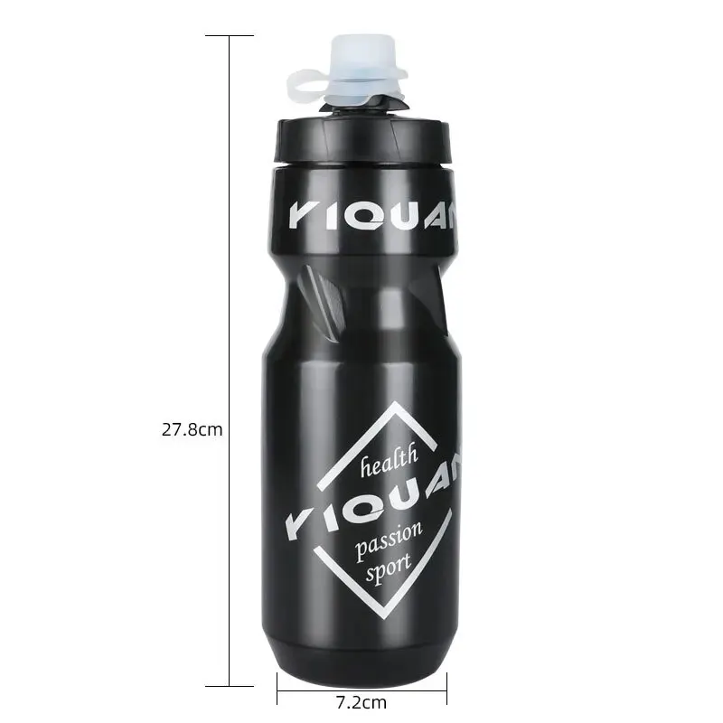 Mountain Bike Sports Bottle with Dust Cover PC Plastic Water Bottle Outdoor Cycling Large Capacity Squeeze Cup sports bottle