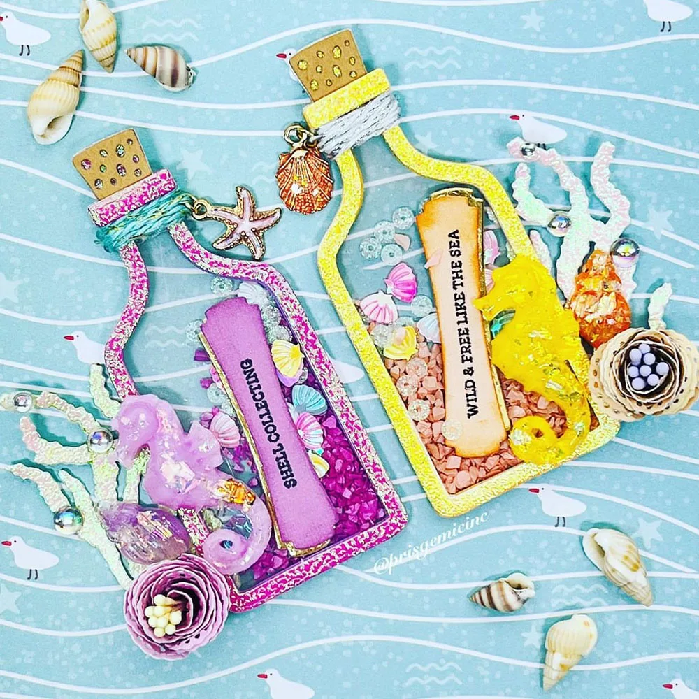 Mermaid Seashell Cutting Dies For Scrapbooking - Metal Stencils For Card Making
