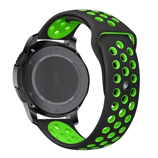 Stylish 22mm Silicone Watch Strap - Versatile Design