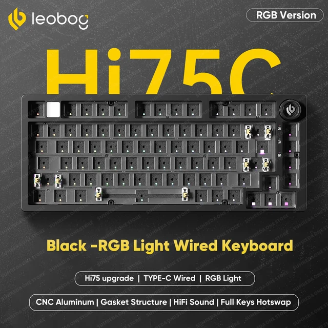 LEOBOG Hi75C Hi75C Pro Wireless Aluminum Mechanical Keyboard Kit