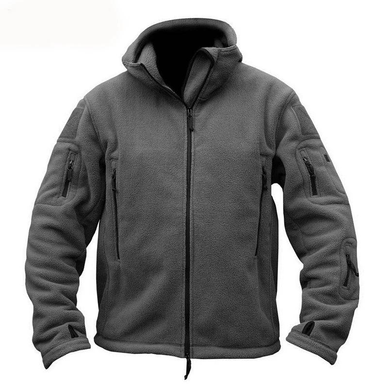 Winter Hunting Fleece Warm Tactical Jacket Men Thermal Breathable Hooded Men Jacket Coat Outerwear Hiking Jackets for hiking jackets
