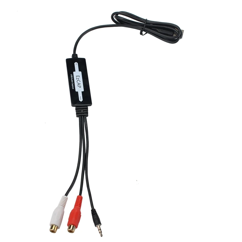 216 USB Audio Capture Grabber Card Cassette To CD/MP3 Converter WMA WAVE Recorde