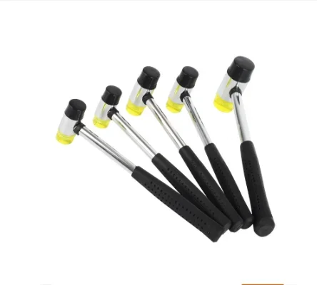 

Double Face Tap Rubber Hammer 25mm 30mm 35mm 40mm 45mm Multifunctional Glazing Window Beads Hammers Nylon Head Rubber Mallet