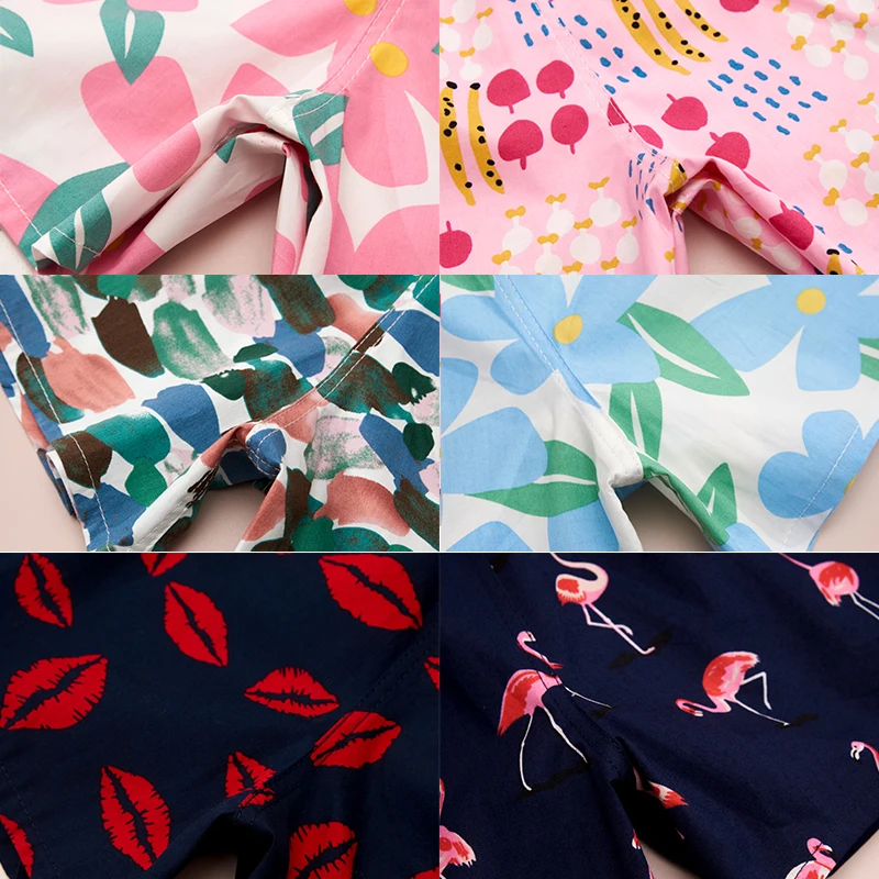Women's Printed Aro Pants,fashionable Casual Sleepwear That Can Be Worn As Outerwear,100% Cotton,sexy Vacation Beach Pant Briefs_ecoleips.com