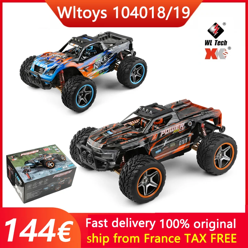 Wltoys 104018 104019 1 10 RC Car 4WD With Led Lights 55KM H Remote wltoys-104018-104019-1-10-rc-car-4wd-with-led-lights-55km-h-remote