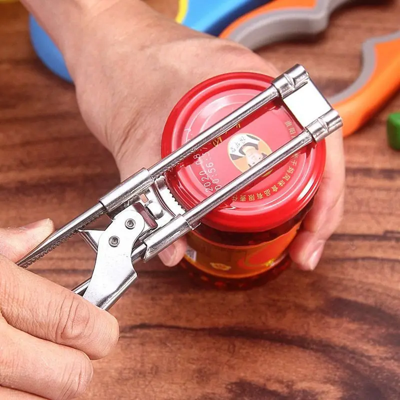

Japanese Can Can Opener Adjustable Telescopic Lid Opener Stainless Steel Multipurpose Bottle Opener Kitchen