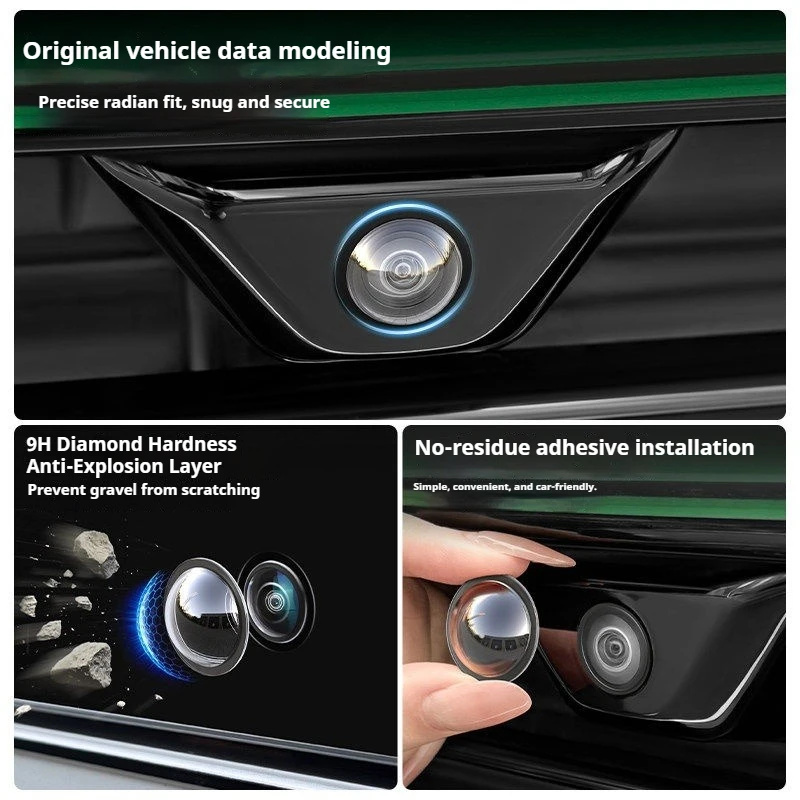 Car Camera Lens Protective Cover, 360° View Scratch-Resistant Guard