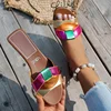 Fashionable Color Design Flat Bottom Women's Slippers 2025 Summer New Style Braided Comfortable Casual Slippers for Women 4