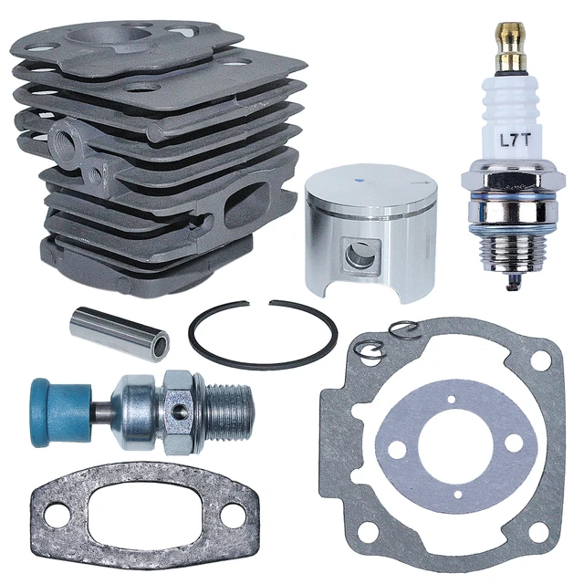 Kit Cilindro Pistone Nikasil 44mm Per Motosega Husqvarna 350 351 353 346XP - Con Accessori - Foto 10